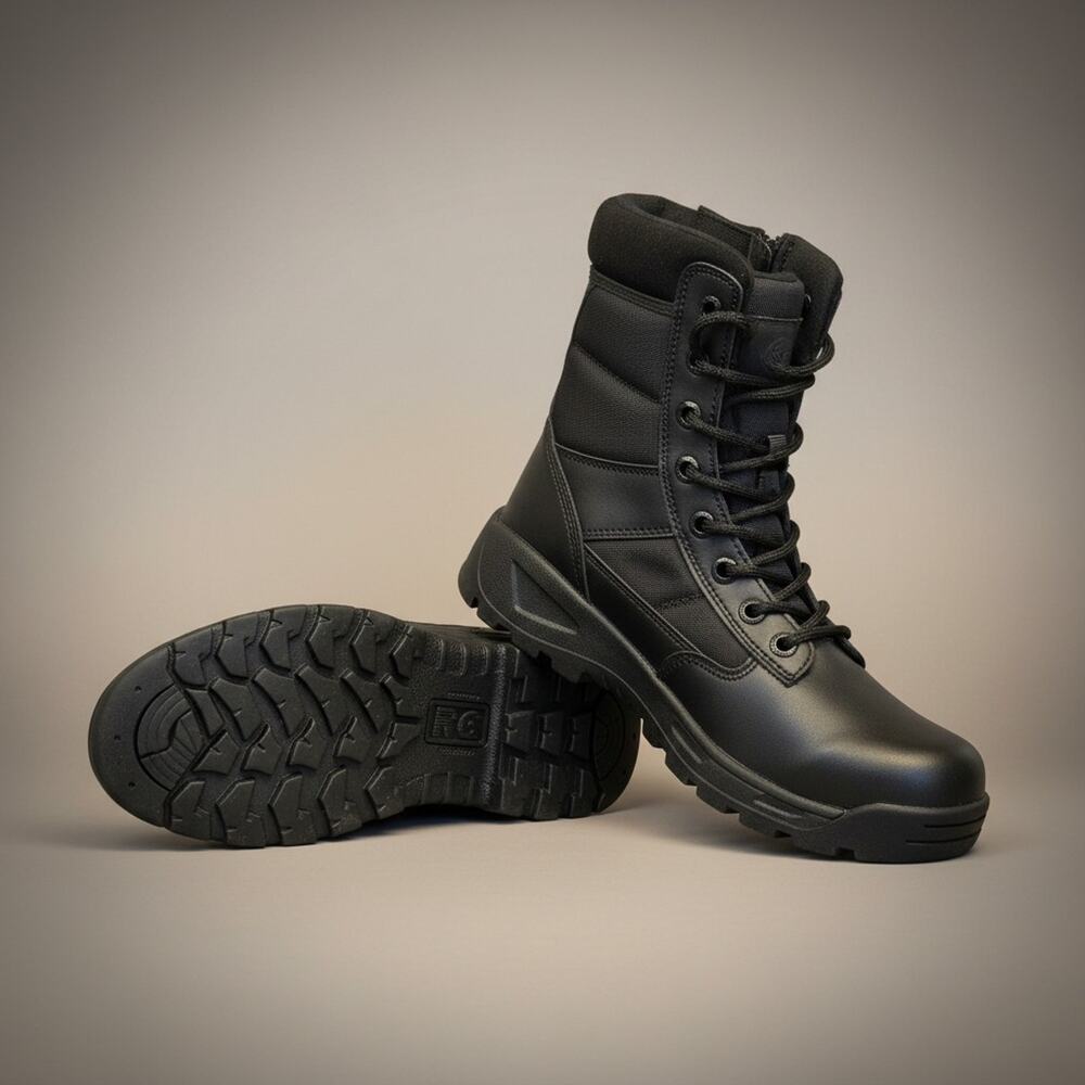 Response Gear Side Zip II Mens Patrolman Tactical Service Boots Size 12